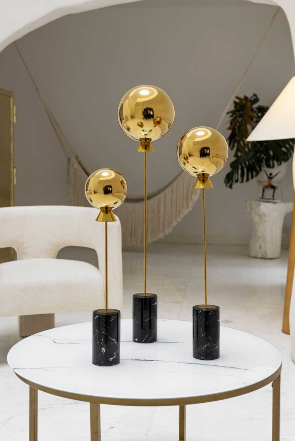 Set Esculturas Balloon Noir