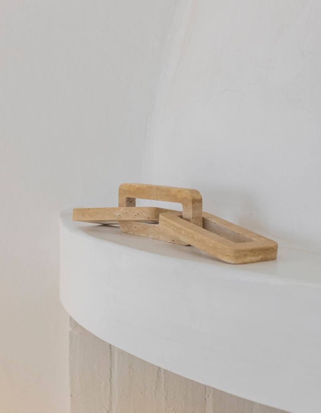 Escultura Nodo Travertino