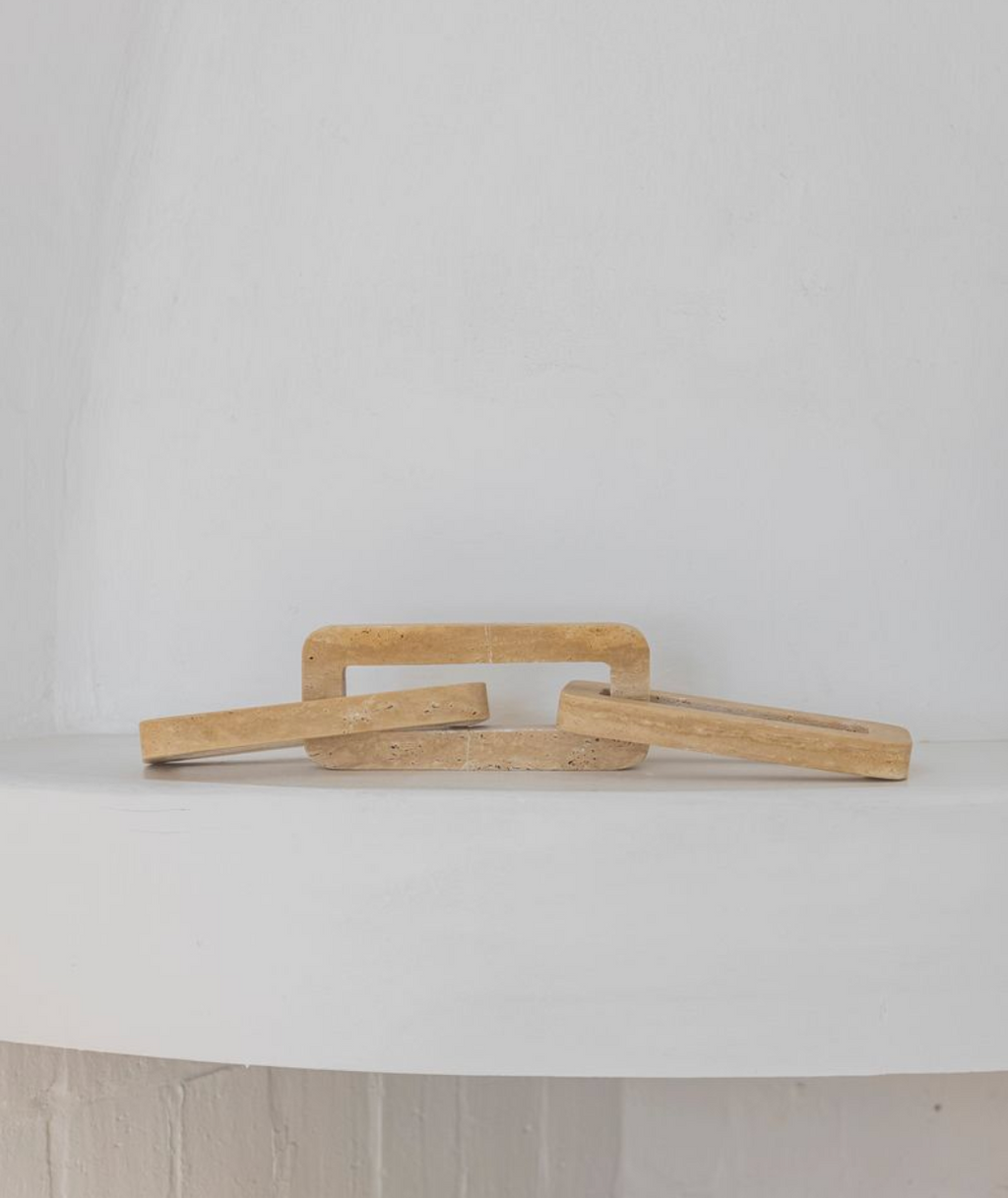 Escultura Nodo Travertino