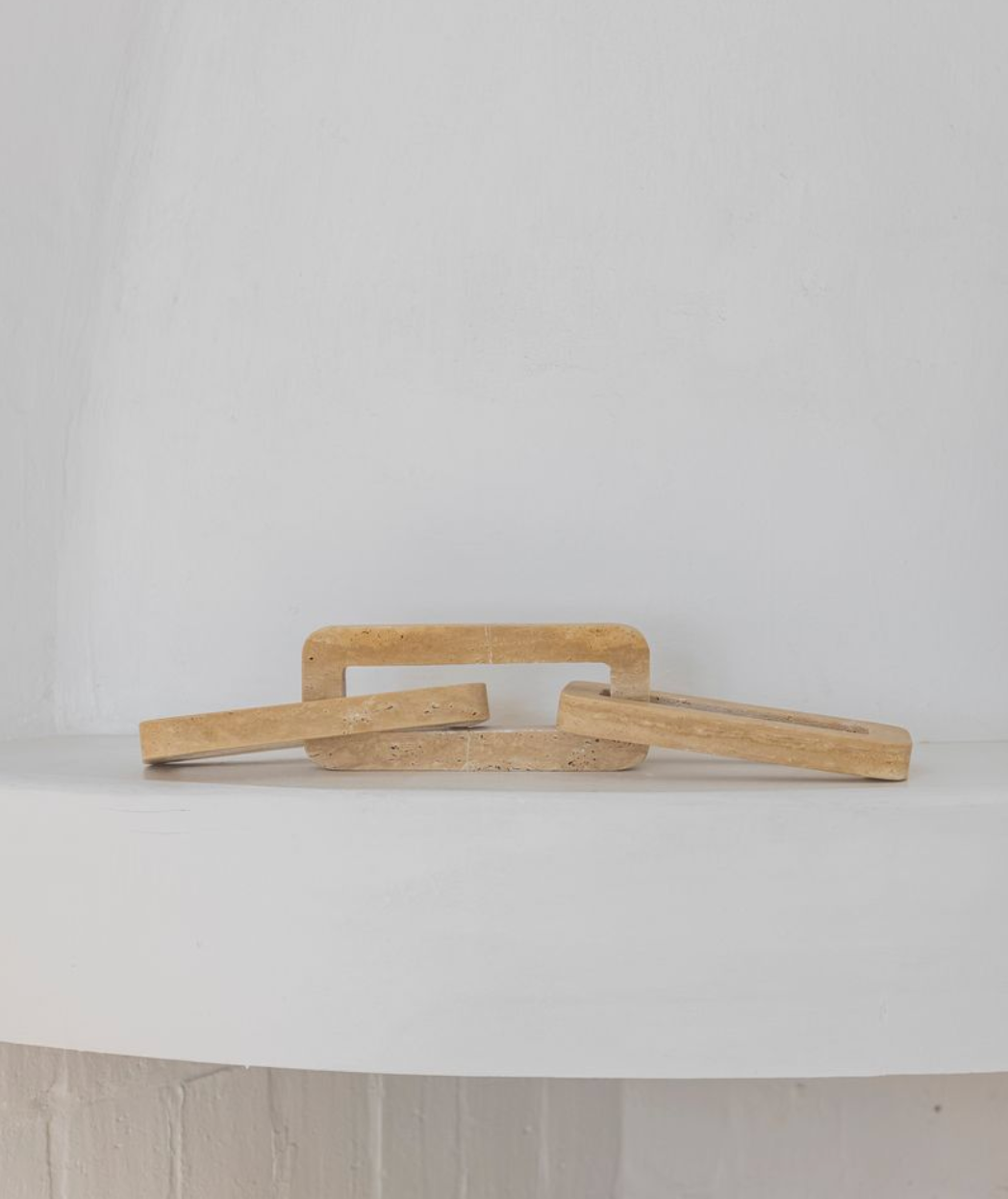 Escultura Nodo Travertino