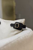 Set de 2 Cojines Buckle Negros