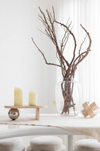 Escultura Geométrica de Travertino